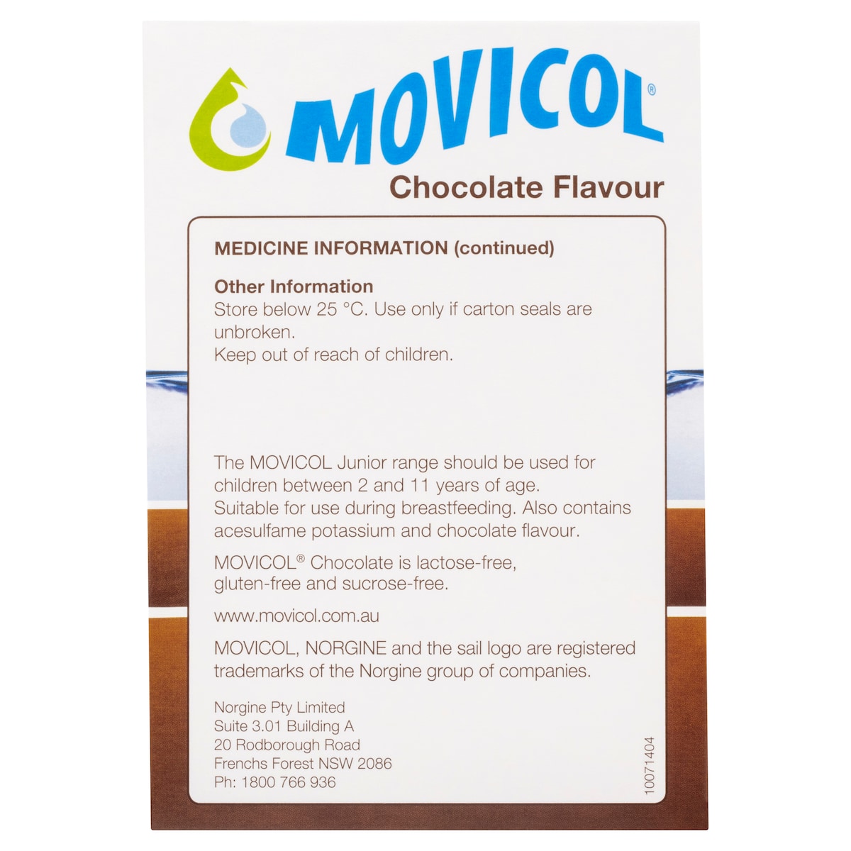 Movicol Adult Chocolate 13G X 30 Sachets