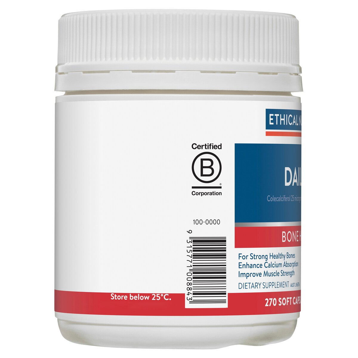 Ethical Nutrients Daily D One-A-Day 270 Capsules