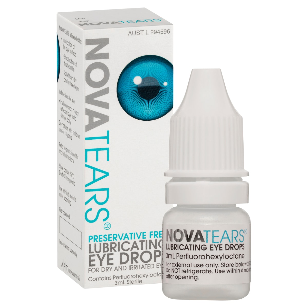 Nova Tears Lubricating Eye Drops 3Ml