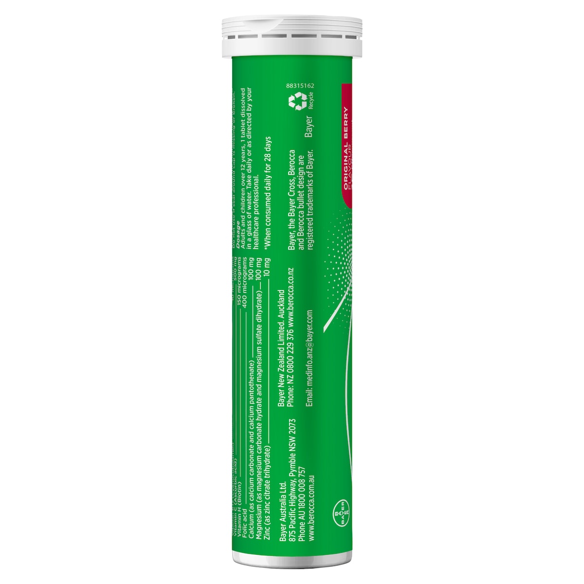 Berocca Energy Original Berry 45 Effervescent Tablet