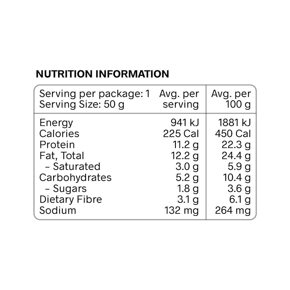 My Muscle Chef Low Carb Bar Choc Chip Cookie Dough 12 X 50G