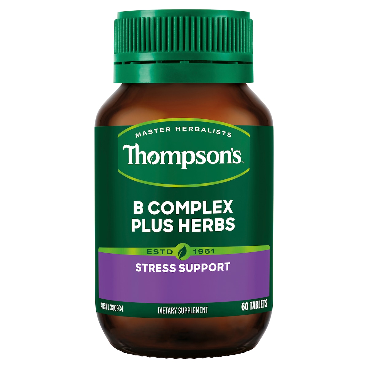 Thompsons B Complex Plus Herbs 60 Tablets