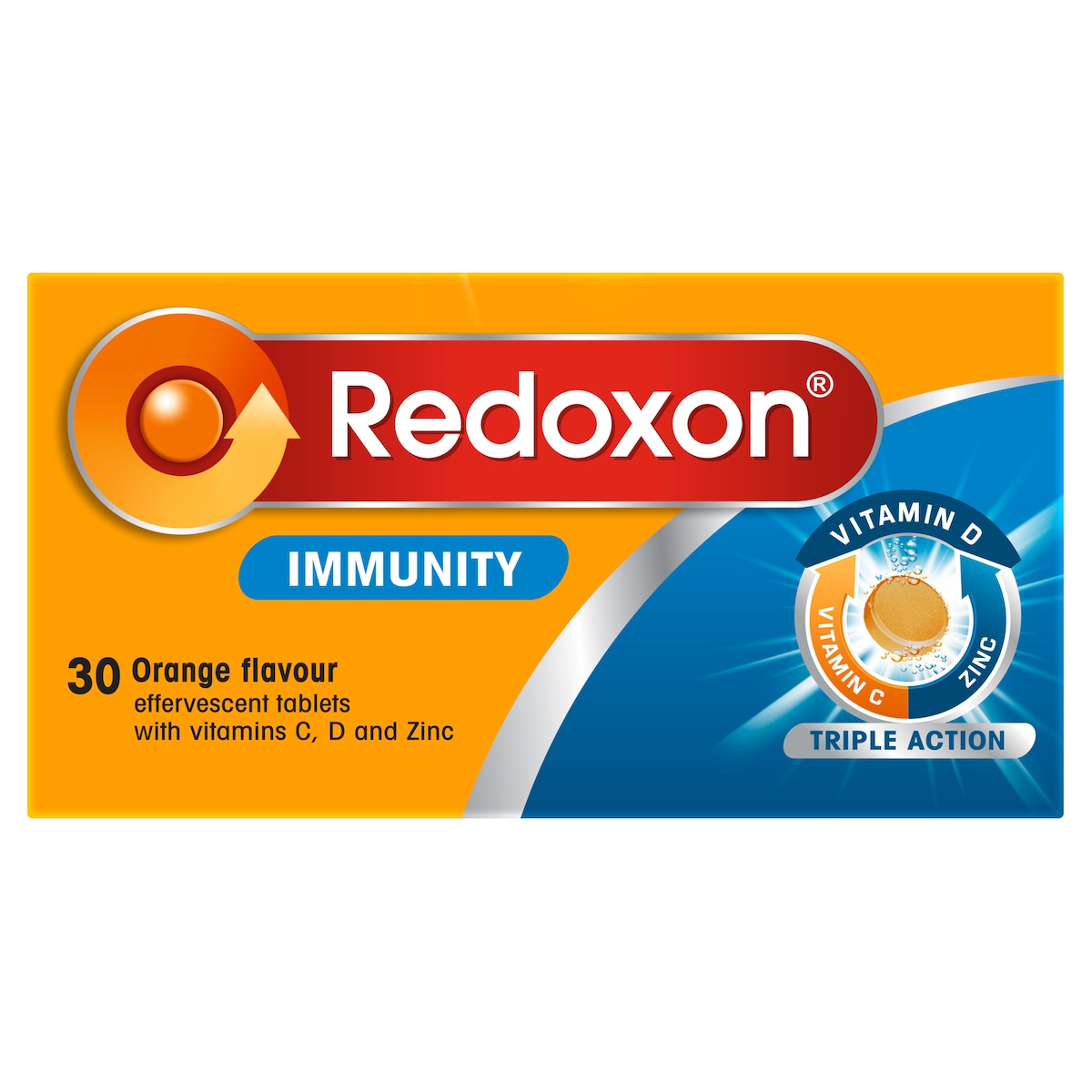 Redoxon Immunity Orange 30 Effervescent Tablets