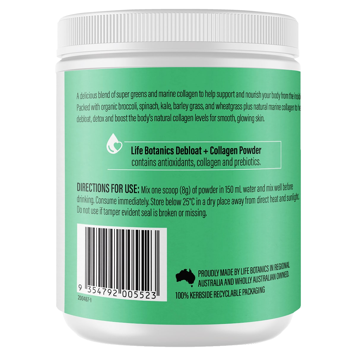 Life Botanics Greens + Debloat + Collagen 150G