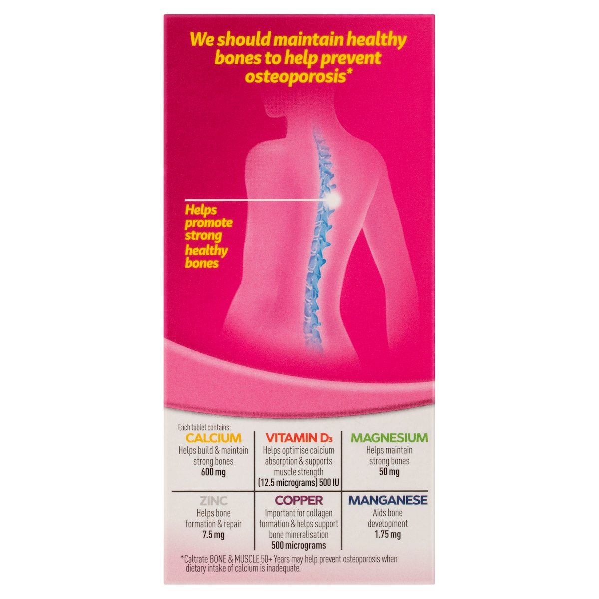 Caltrate Bone & Muscle 50+ 60 Tablets