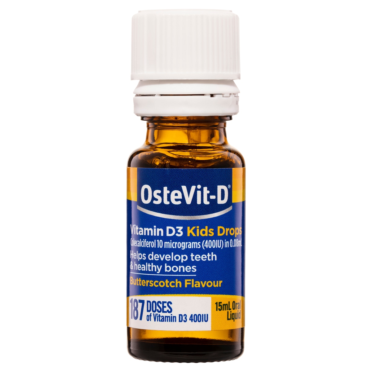 Ostevit-D Vitamin D3 Kids Drops 0-12 Years 15Ml (187 Doses)