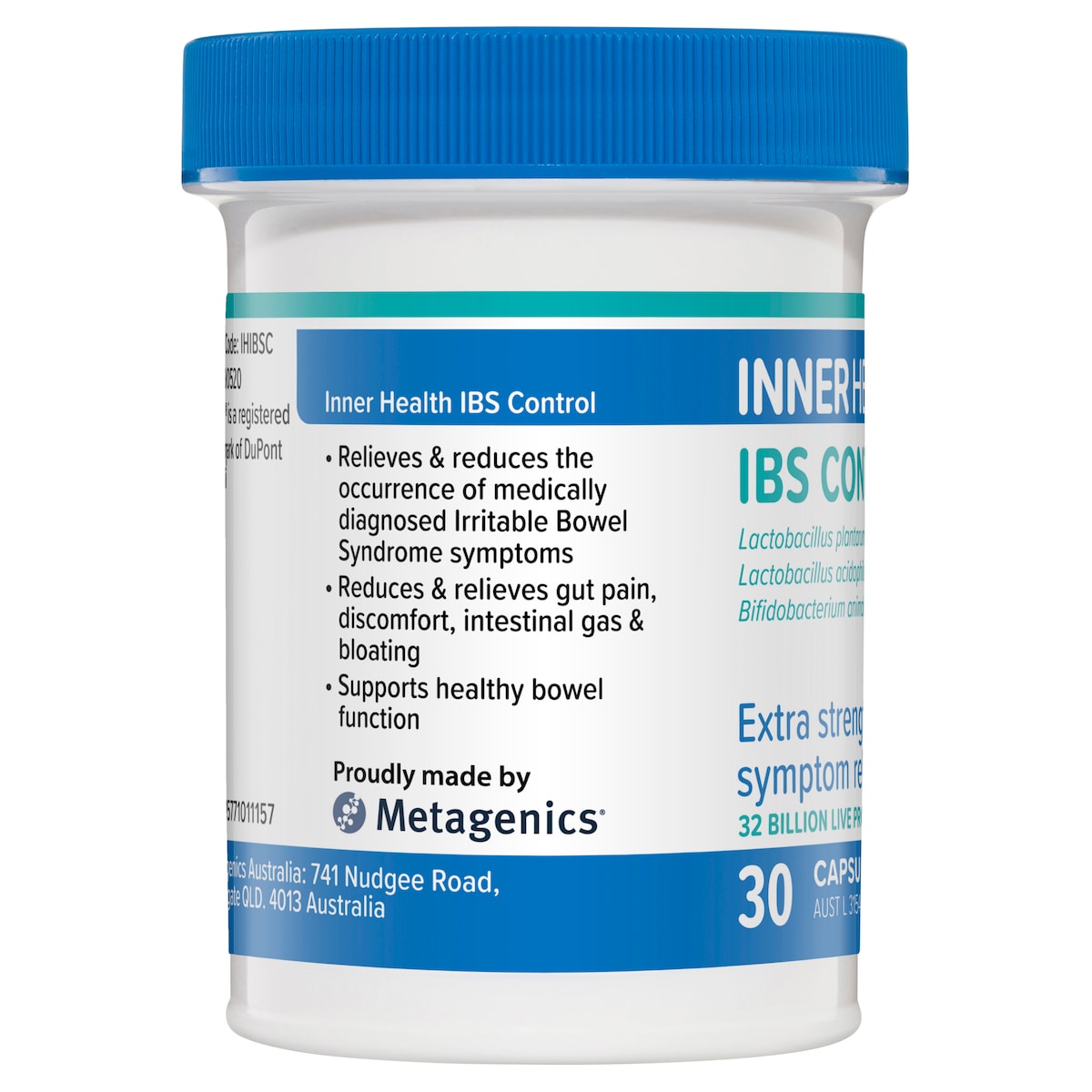 Inner Health Ibs Control Fridge Free 30 Capsules