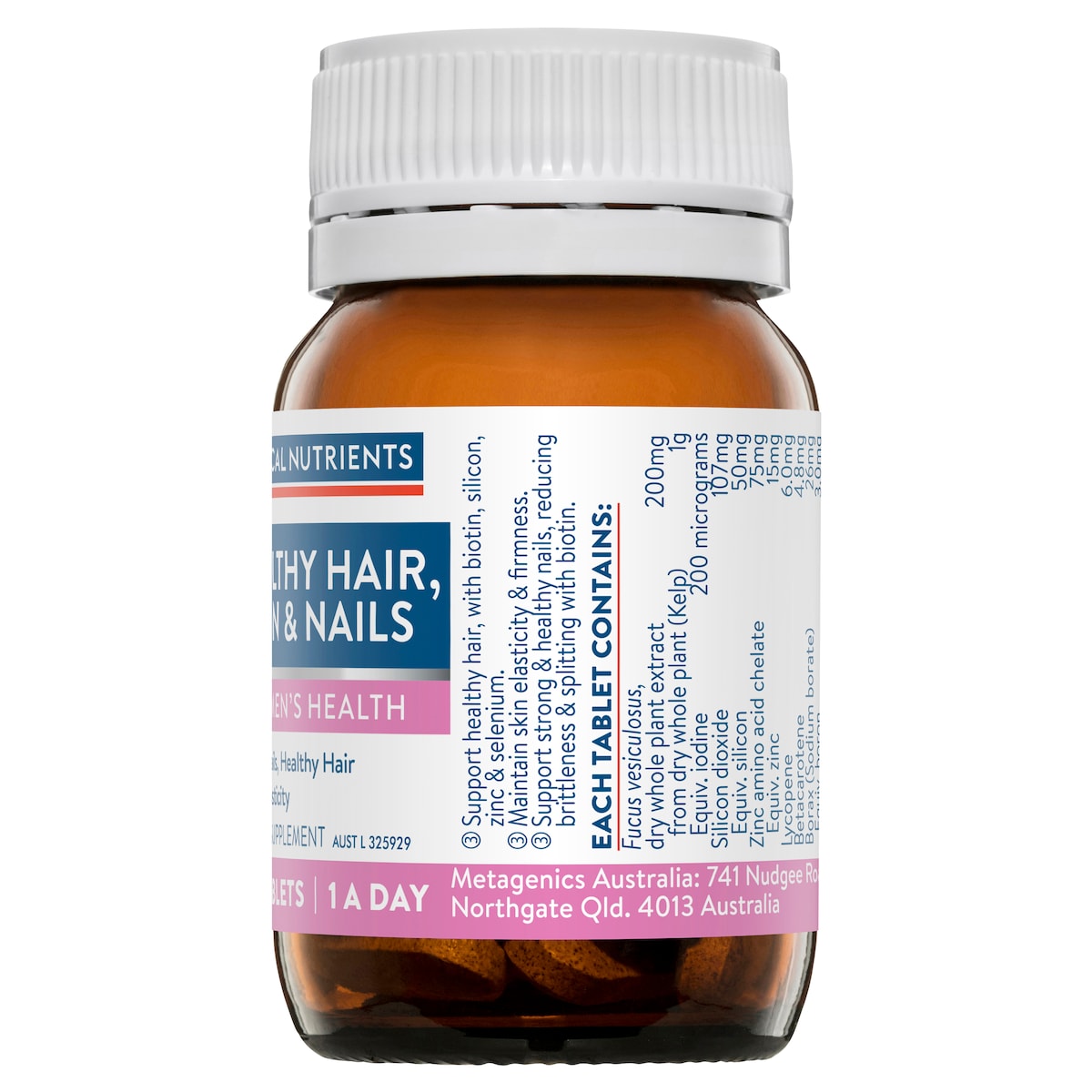 Ethical Nutrients Healthy Hair Skin & Nails 30 Tablets