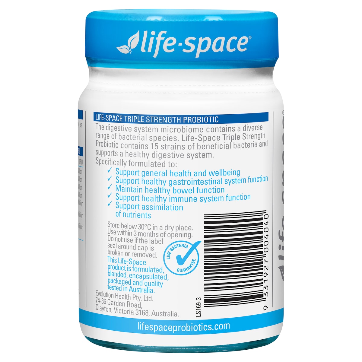 Life-Space Triple Strength Probiotic 30 Capsules