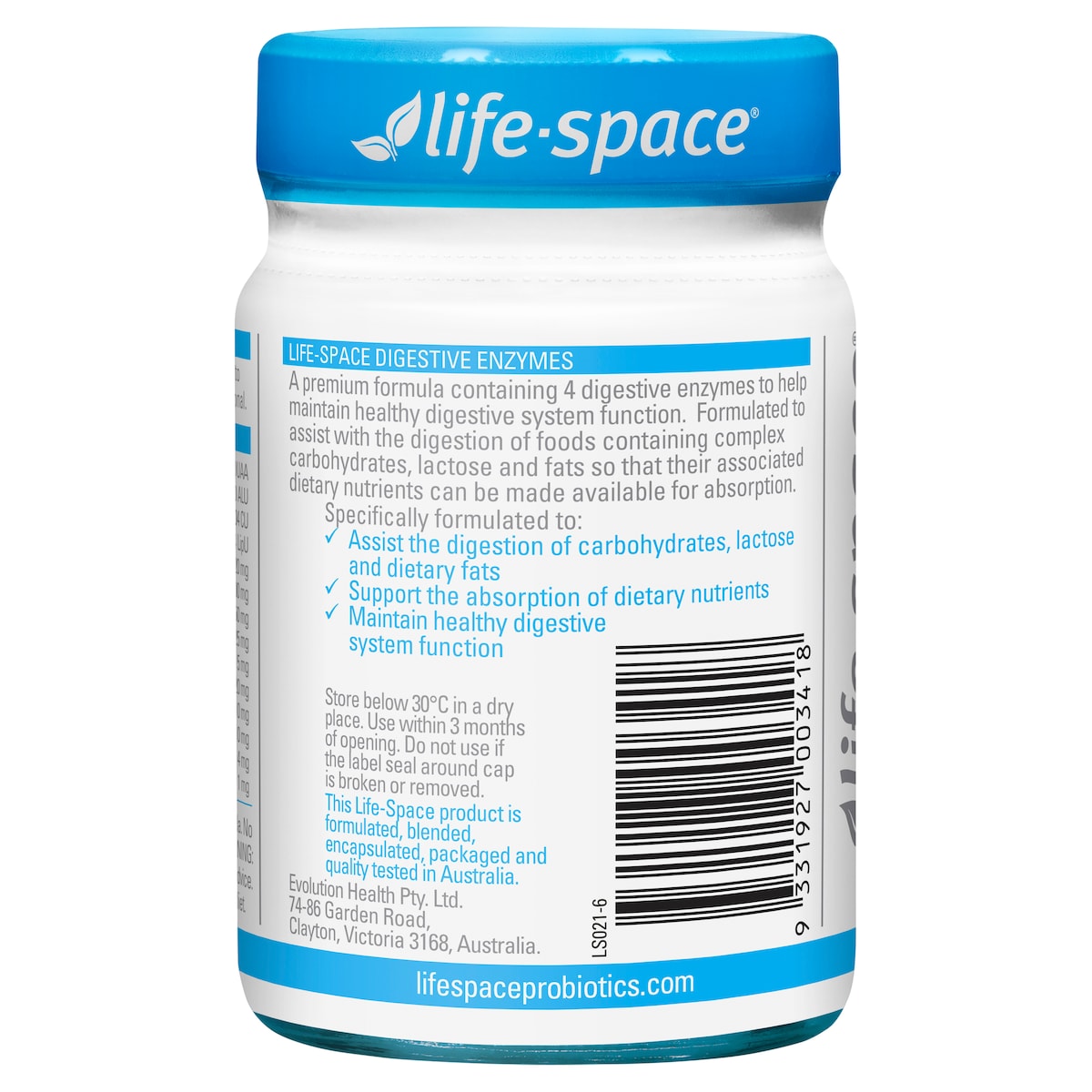 Life-Space Digestive Enzymes 60 Capsules