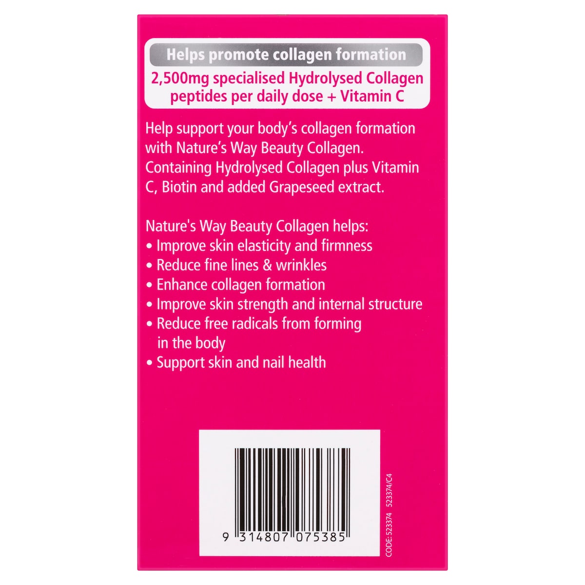 Natures Way Beauty Collagen 120 Tablets