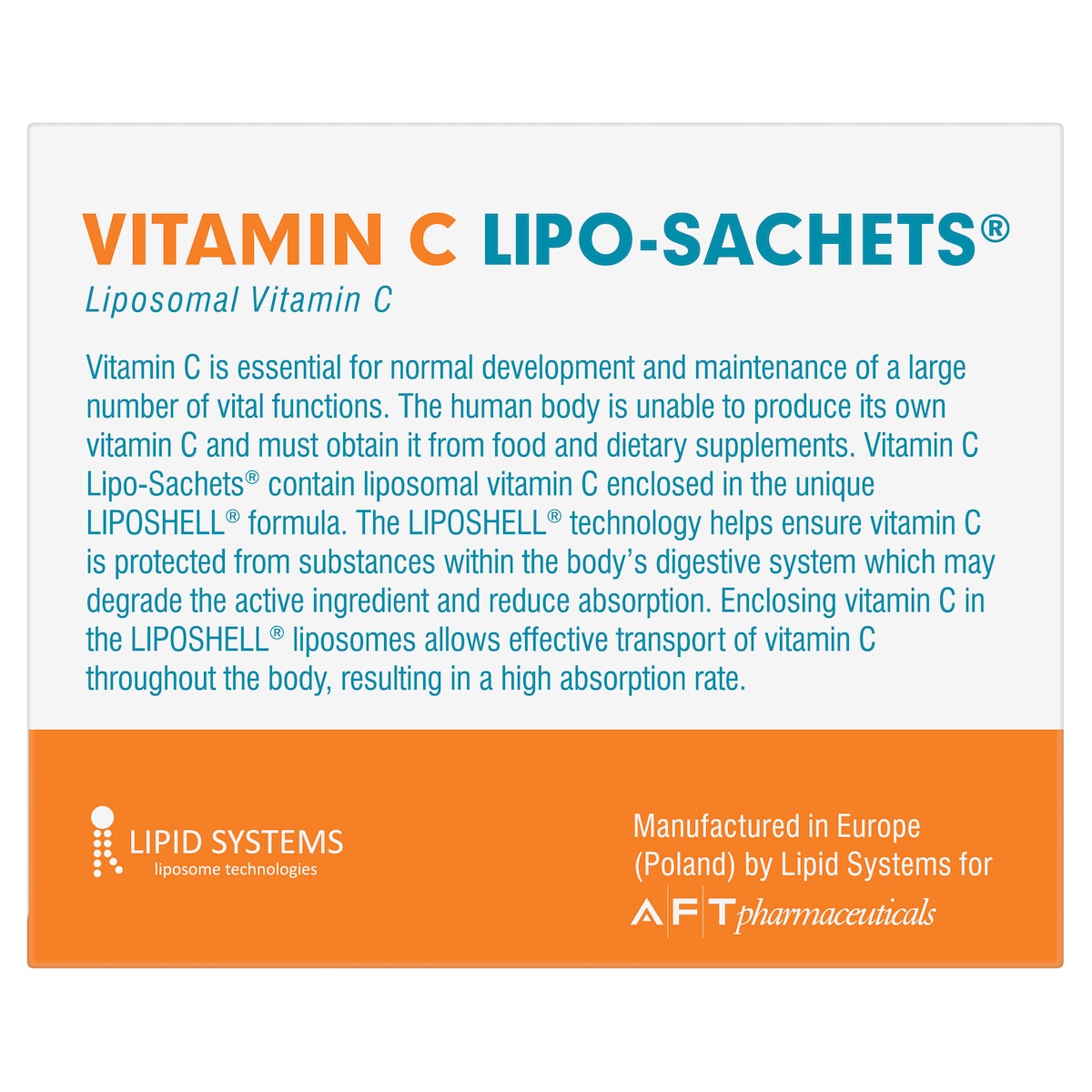 Lipo-Sachets Vitamin C Original 5G X 30 Liquid Sachets