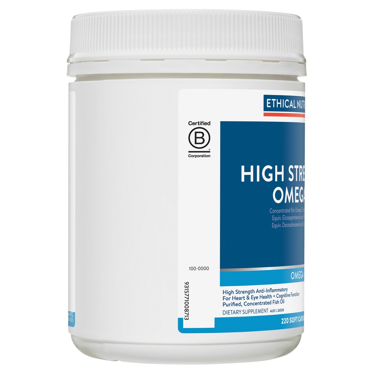 Ethical Nutrients High Strength Omega-3 220 Capsules