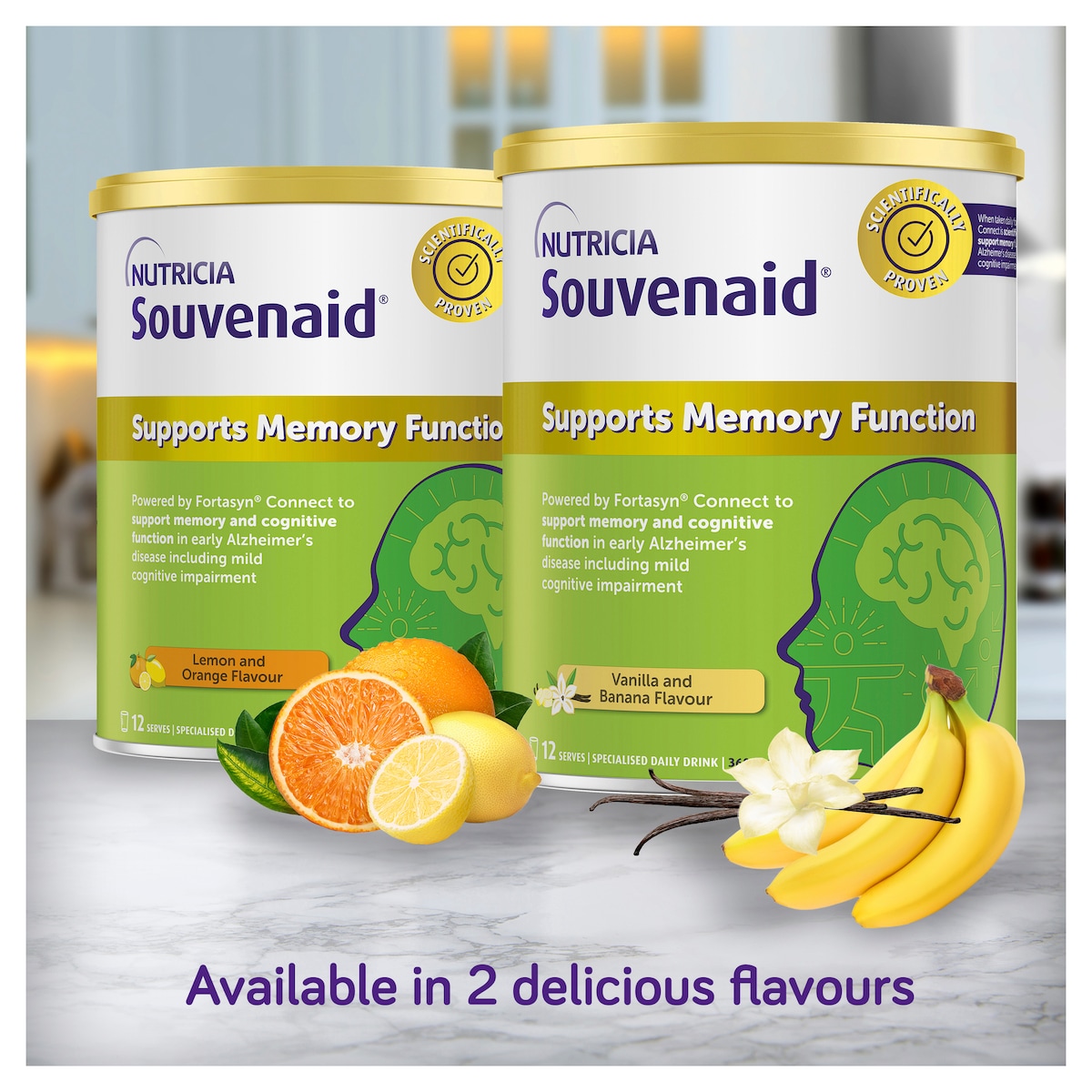 Souvenaid Memory Powder Lemon & Orange 360G