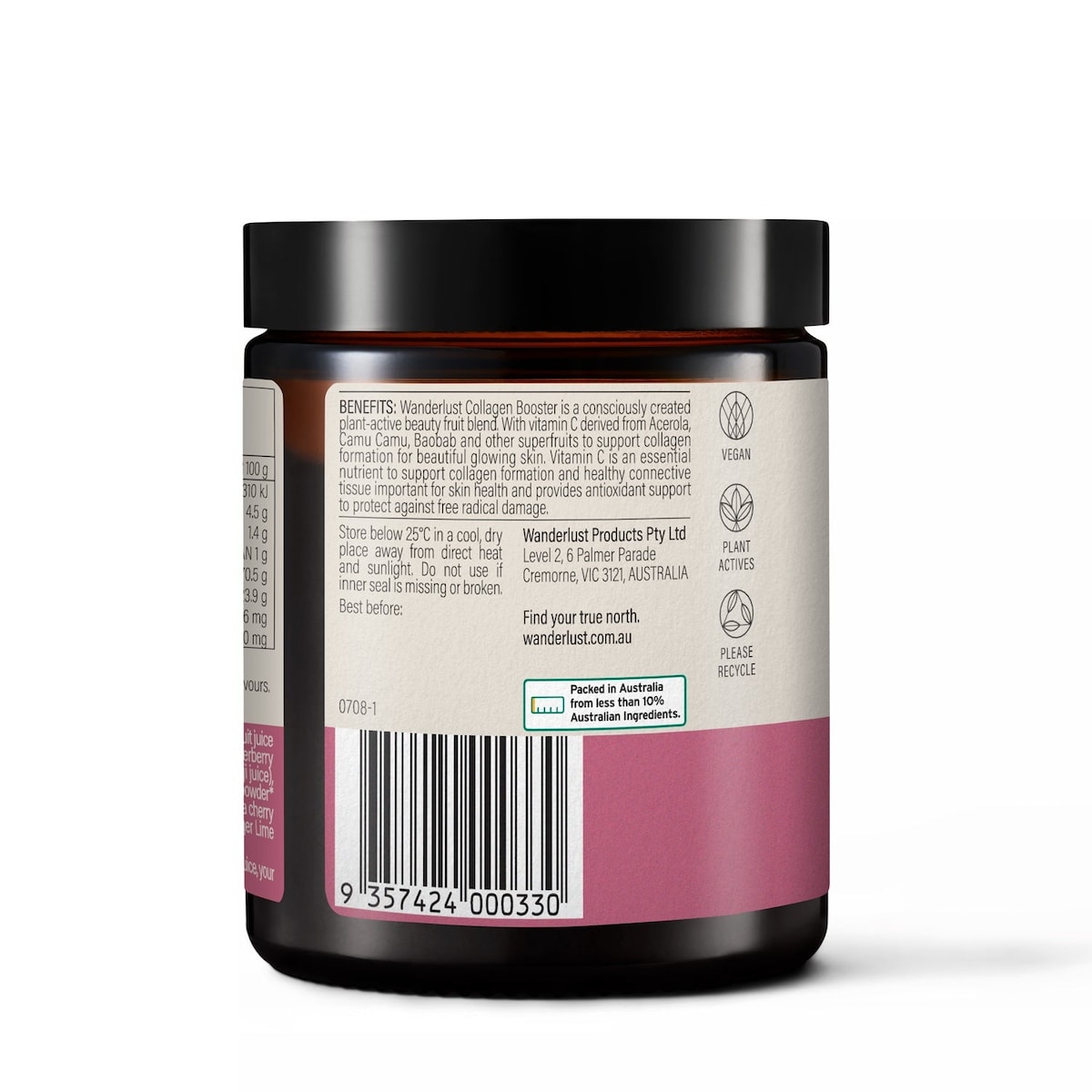 Wanderlust Collagen Booster 75G Powder