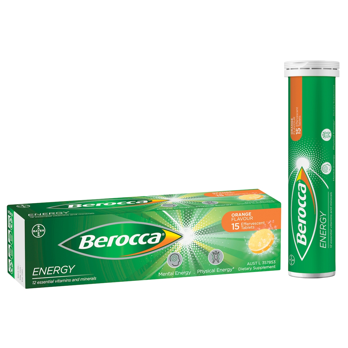 Berocca Energy Orange 15 Effervescent Tablet