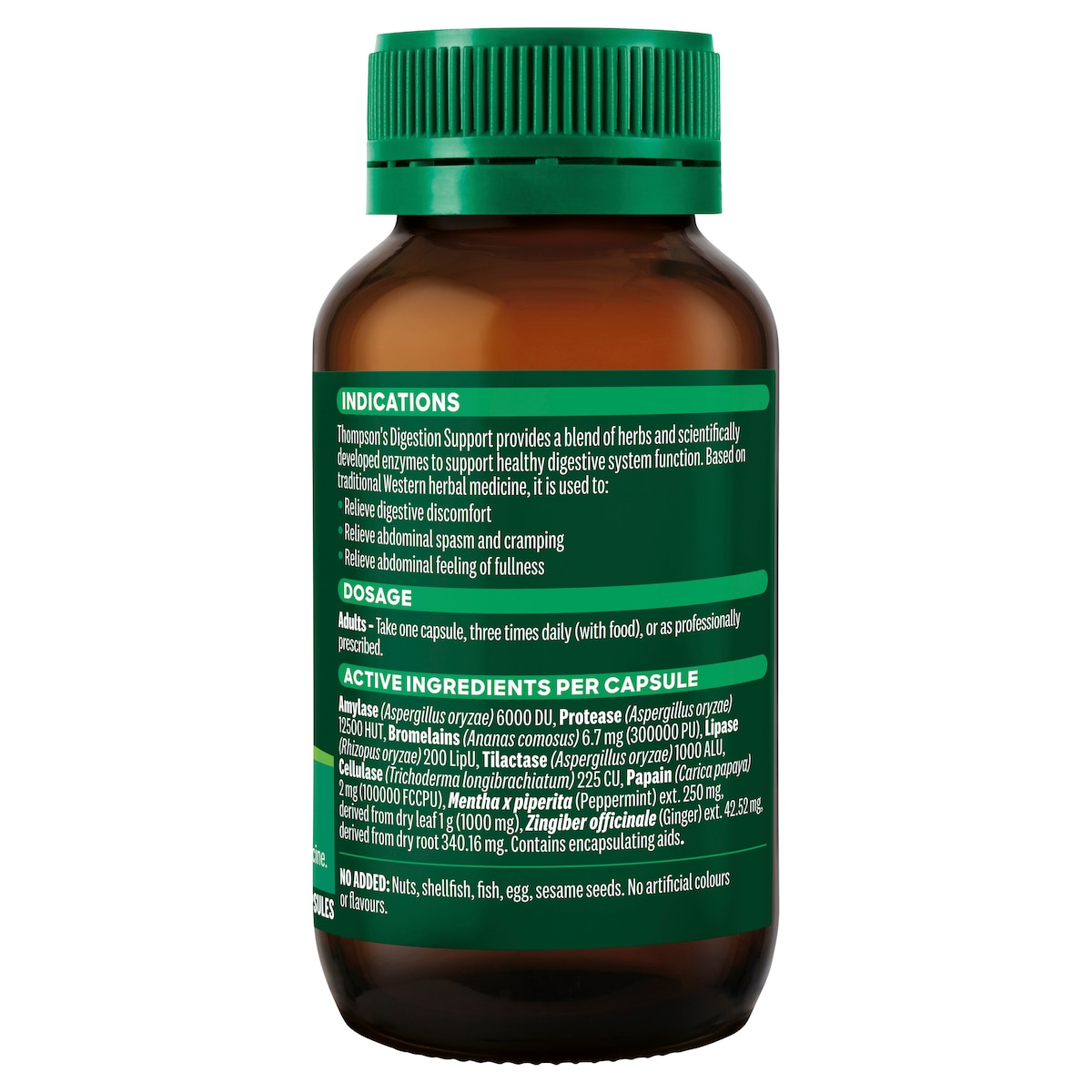 Thompsons Digestion Support 60 Capsules