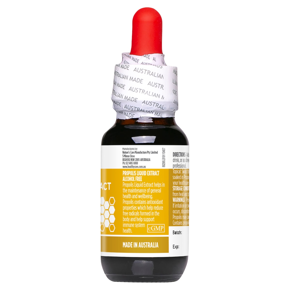 Healthy Care Propolis Liquid Extract Alchol Free 25Ml