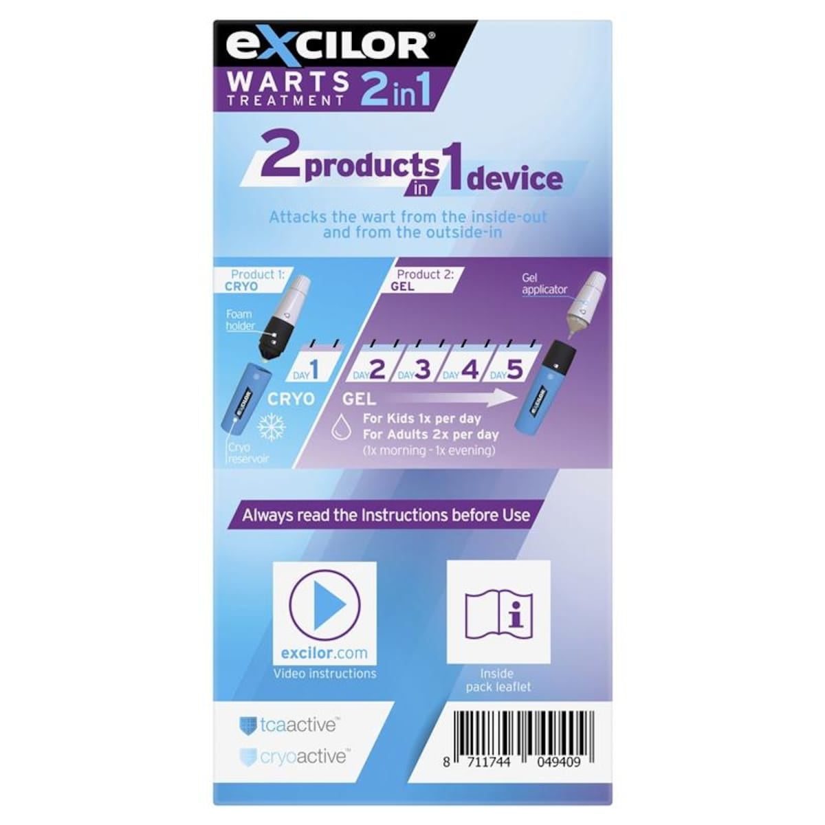 Excilor 2-In-1 Wart Treatment 10Ml