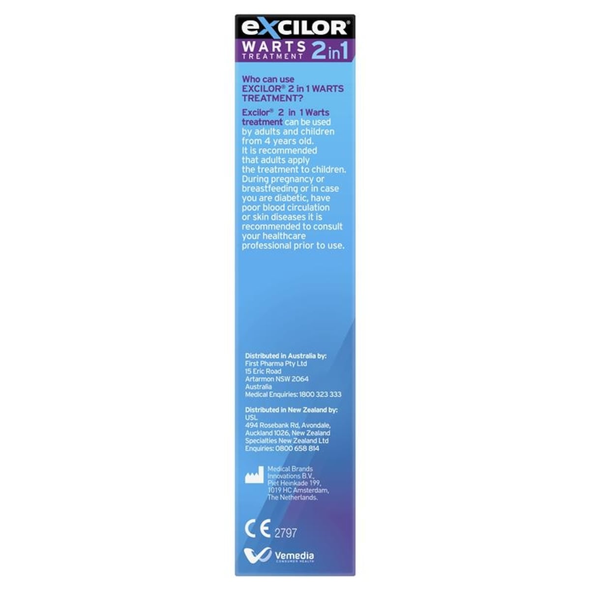 Excilor 2-In-1 Wart Treatment 10Ml