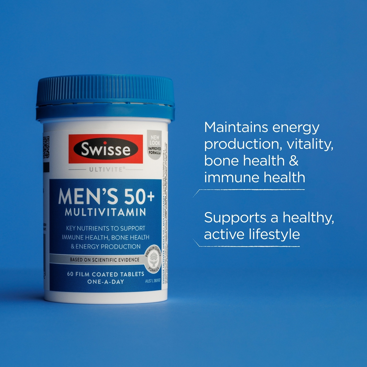 Swisse Ultivite Mens 50+ Multivitamin 60 Tablets