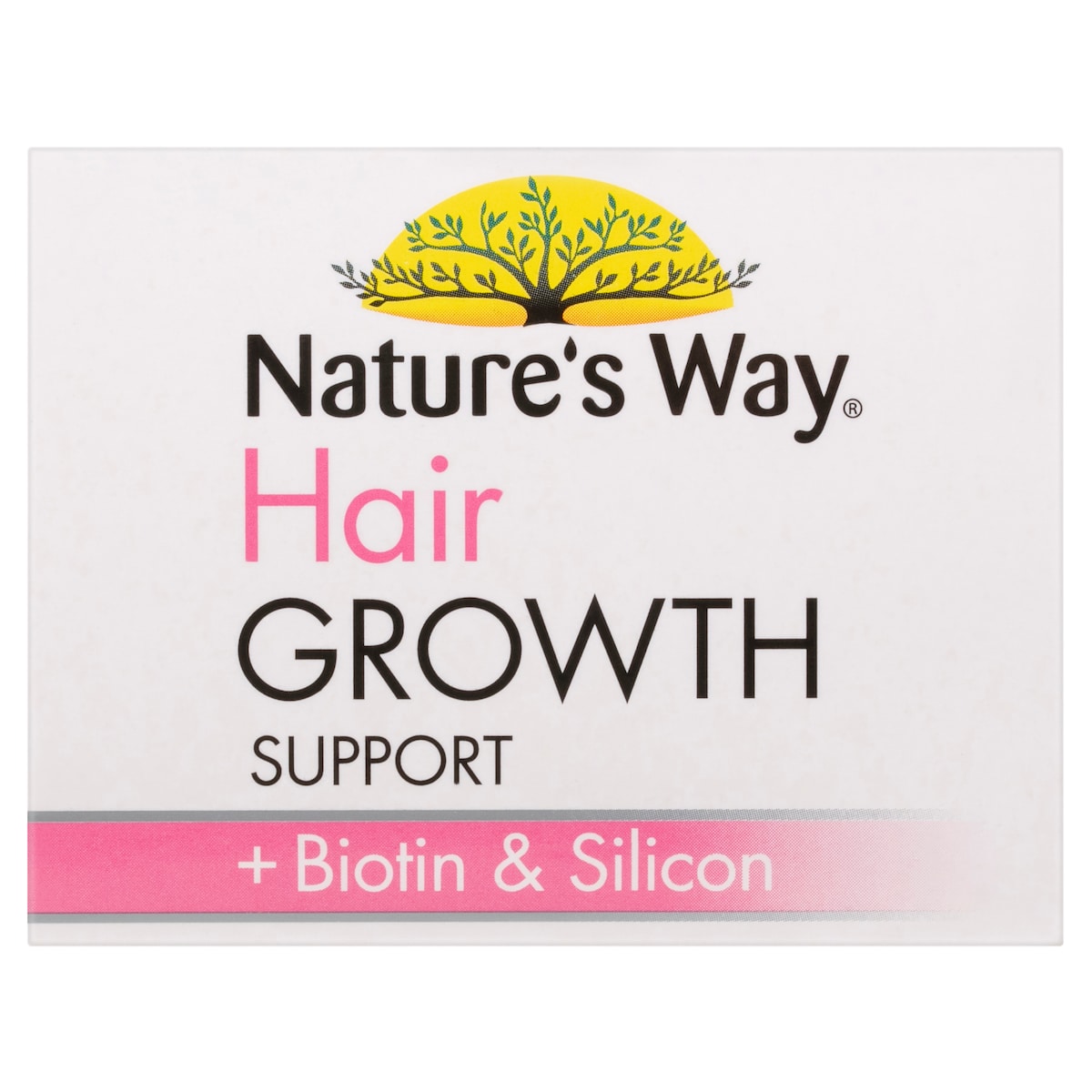 Natures Way Hair Growth Support + Biotin & Silicon 30 Tablets