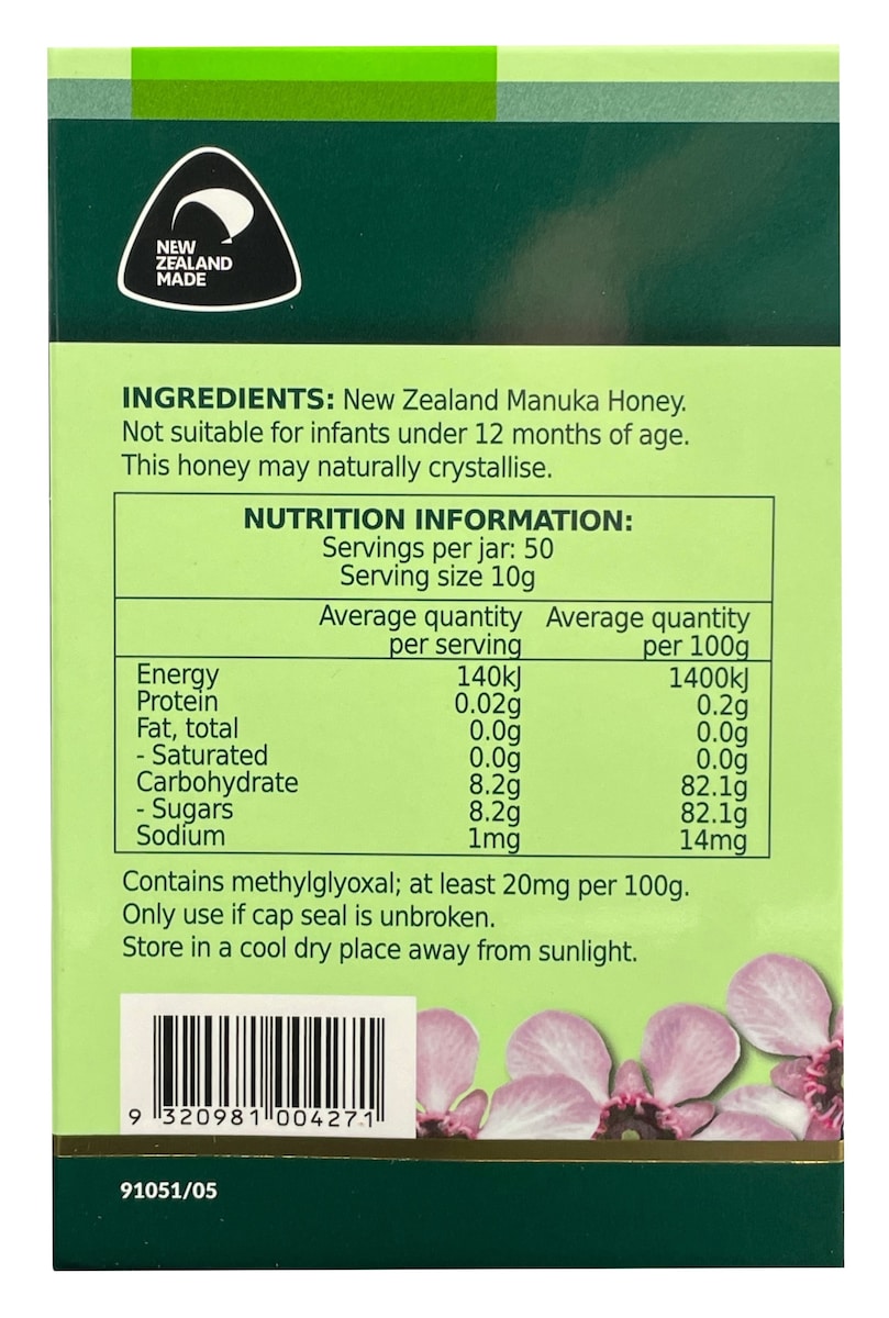 Australian By Nature Manuka Honey 8+ (Mgo 200) 1Kg