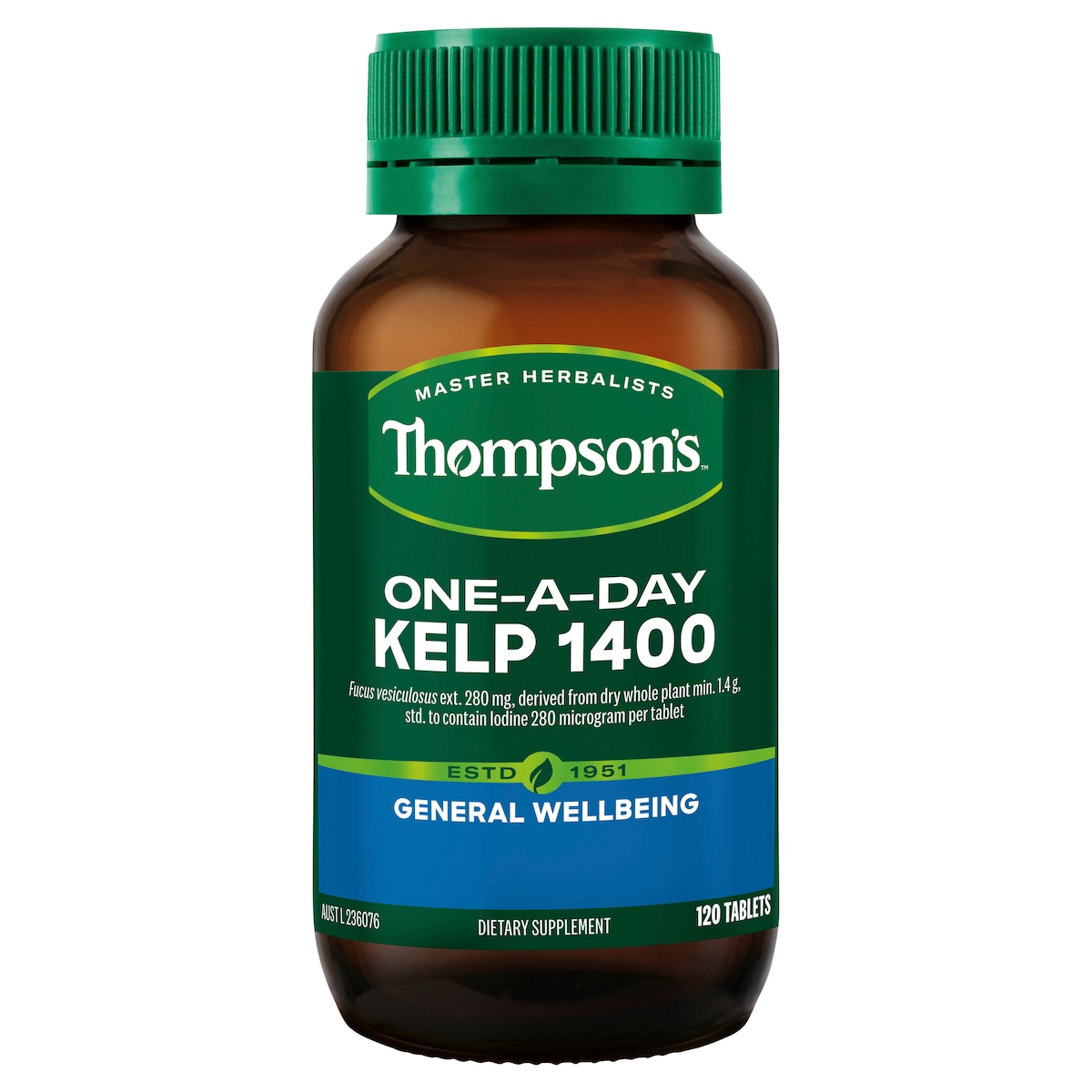 Thompsons Kelp 1400Mg 120 Tablets