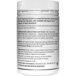 Nutra-Life Magnesium Hi-Zorb 120 Capsules