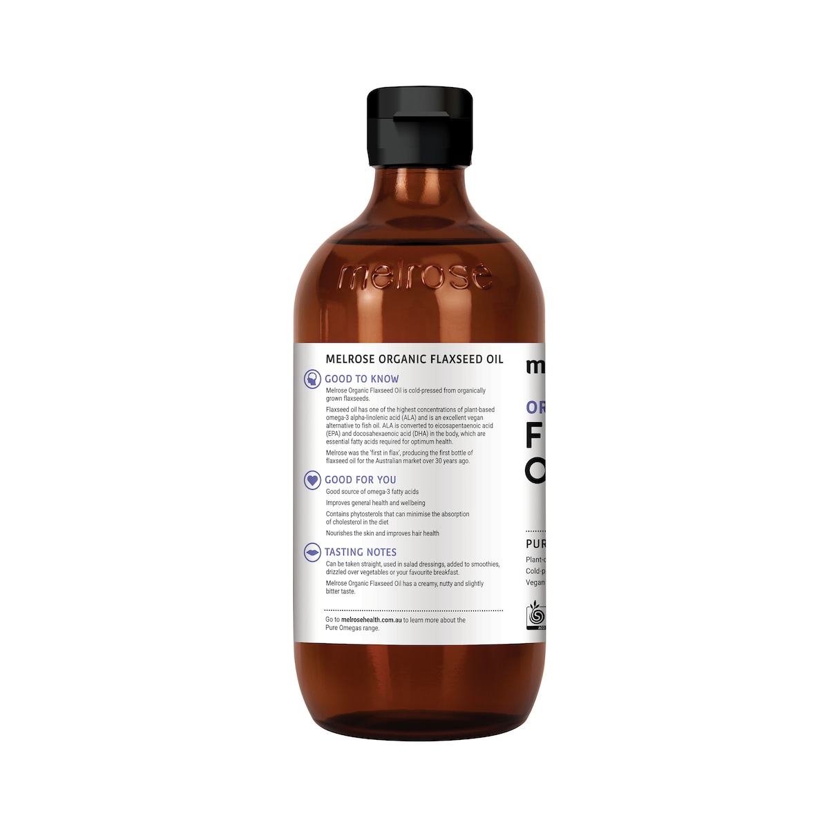 Melrose Organic Flaxseed Oil 500Ml