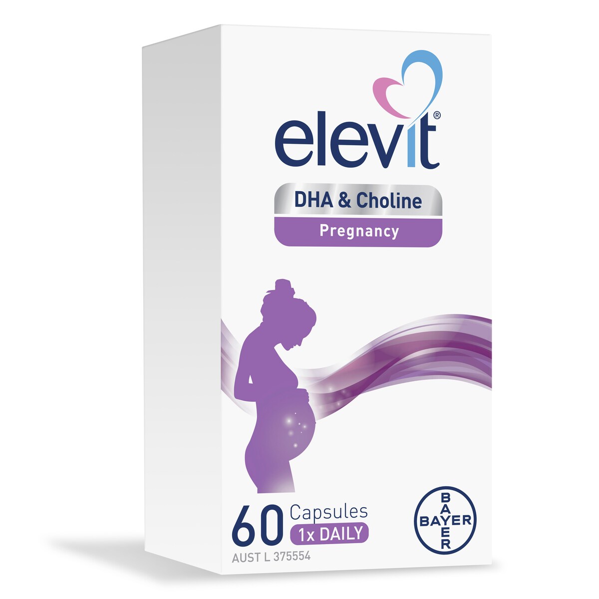 Elevit Dha + Choline For Pregnancy 60 Capsules