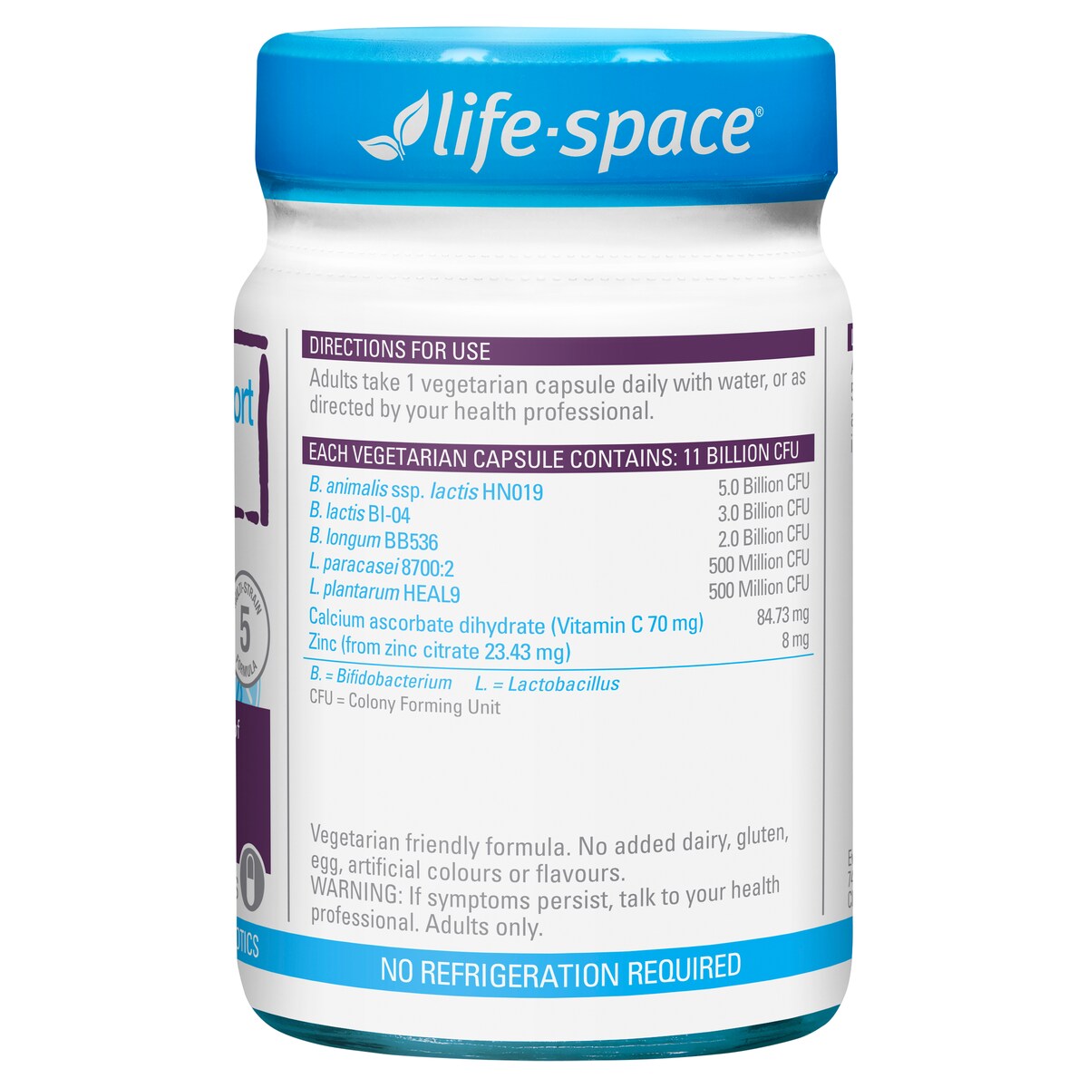 Life-Space Immune Support Probiotic 60 Capsules