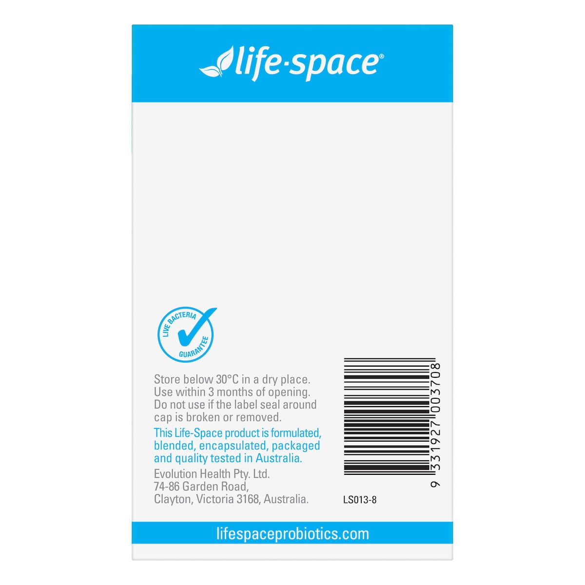 Life-Space Broad Spectrum Probiotic 90 Capsules