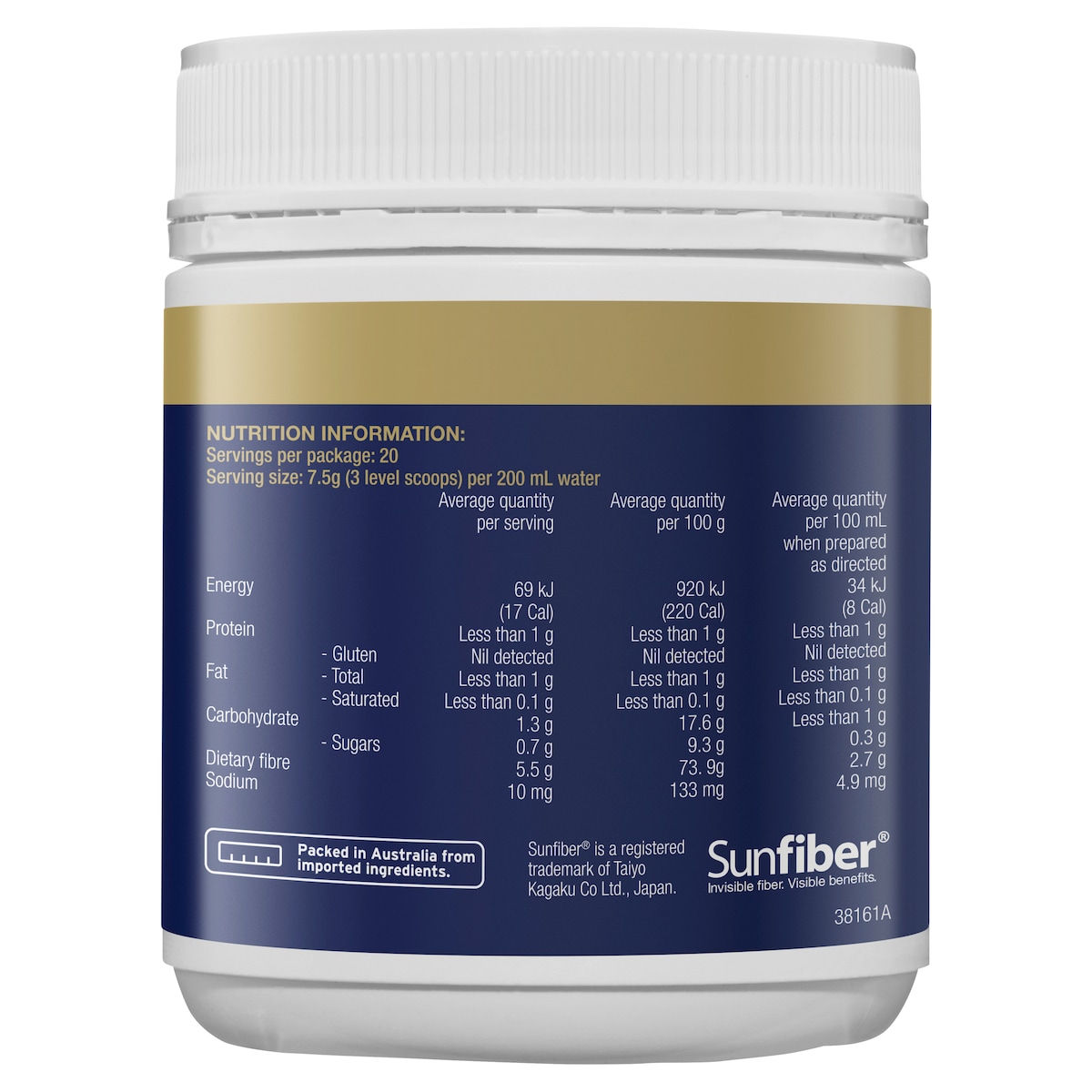 Bioceuticals Prebiome Fibre 150G