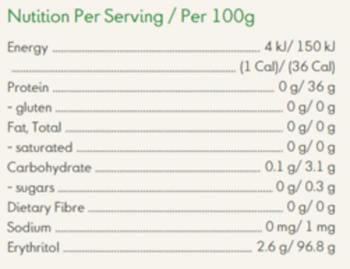 Truvia For Baking Icing Sweetener 280G