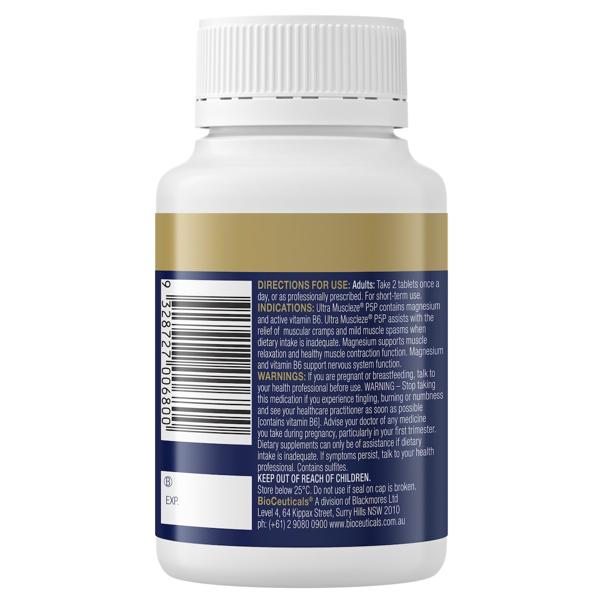 Bioceuticals Ultra Muscleze P5P 60 Tablets