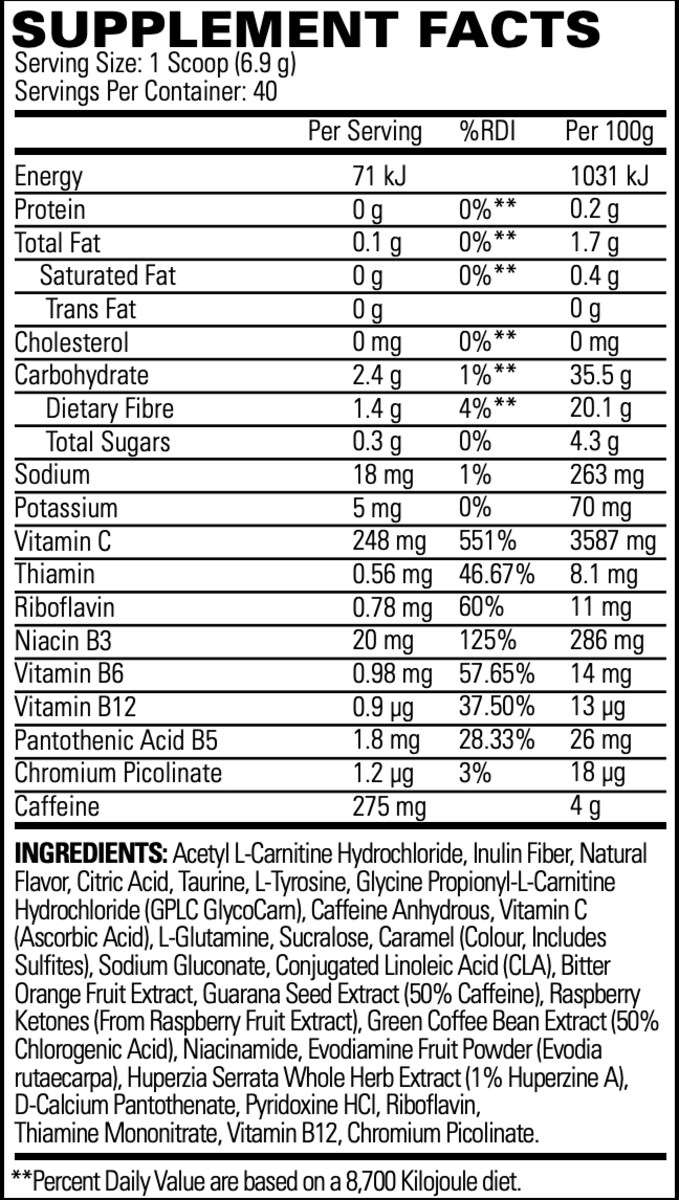 Ehplabs Oxyshred Hardcore Cali Cola 270G