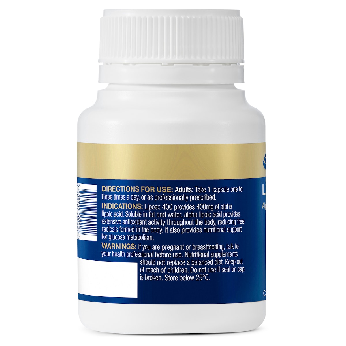 Bioceuticals Lipoec 400 60 Capsules