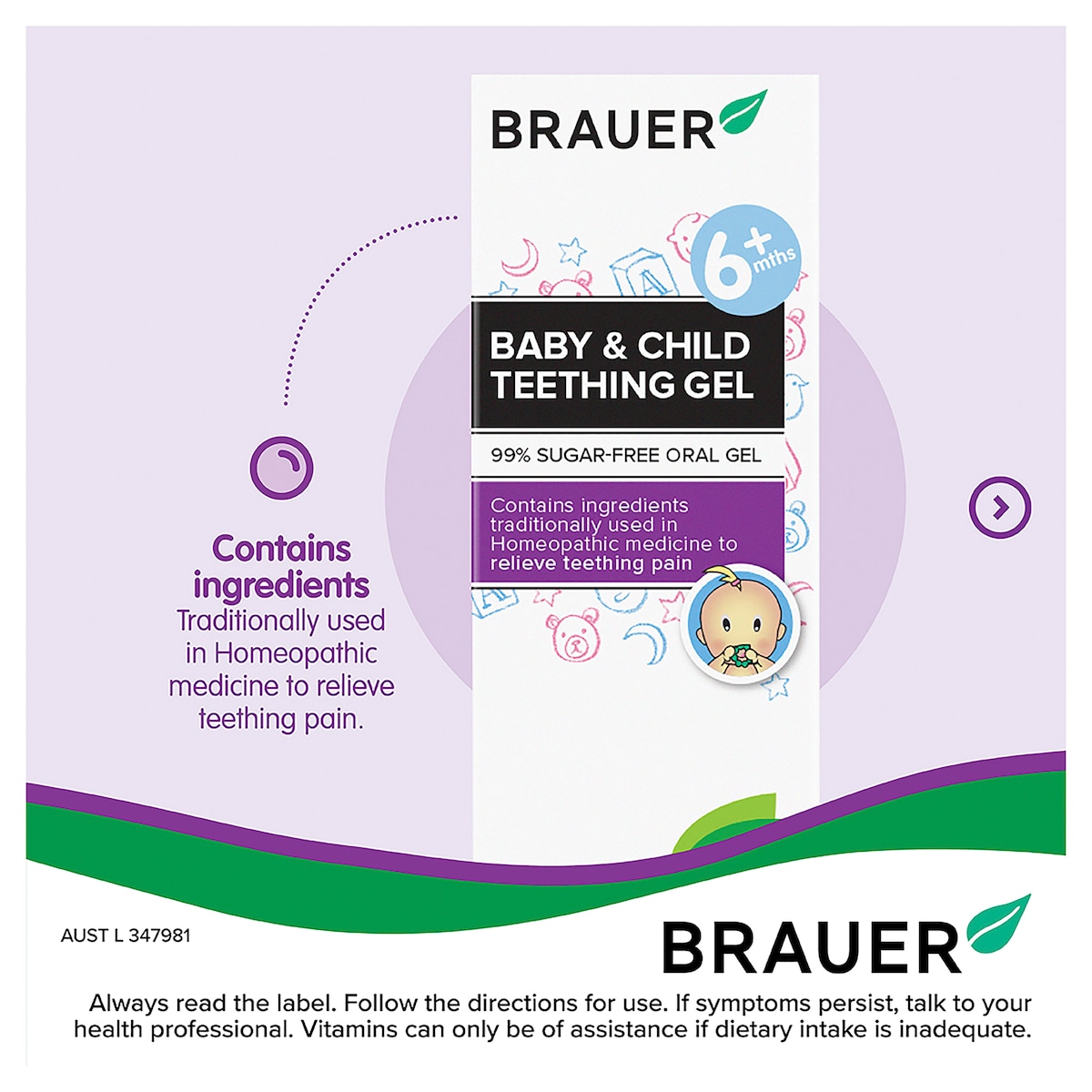 Brauer Baby & Child Teething Gel 20G