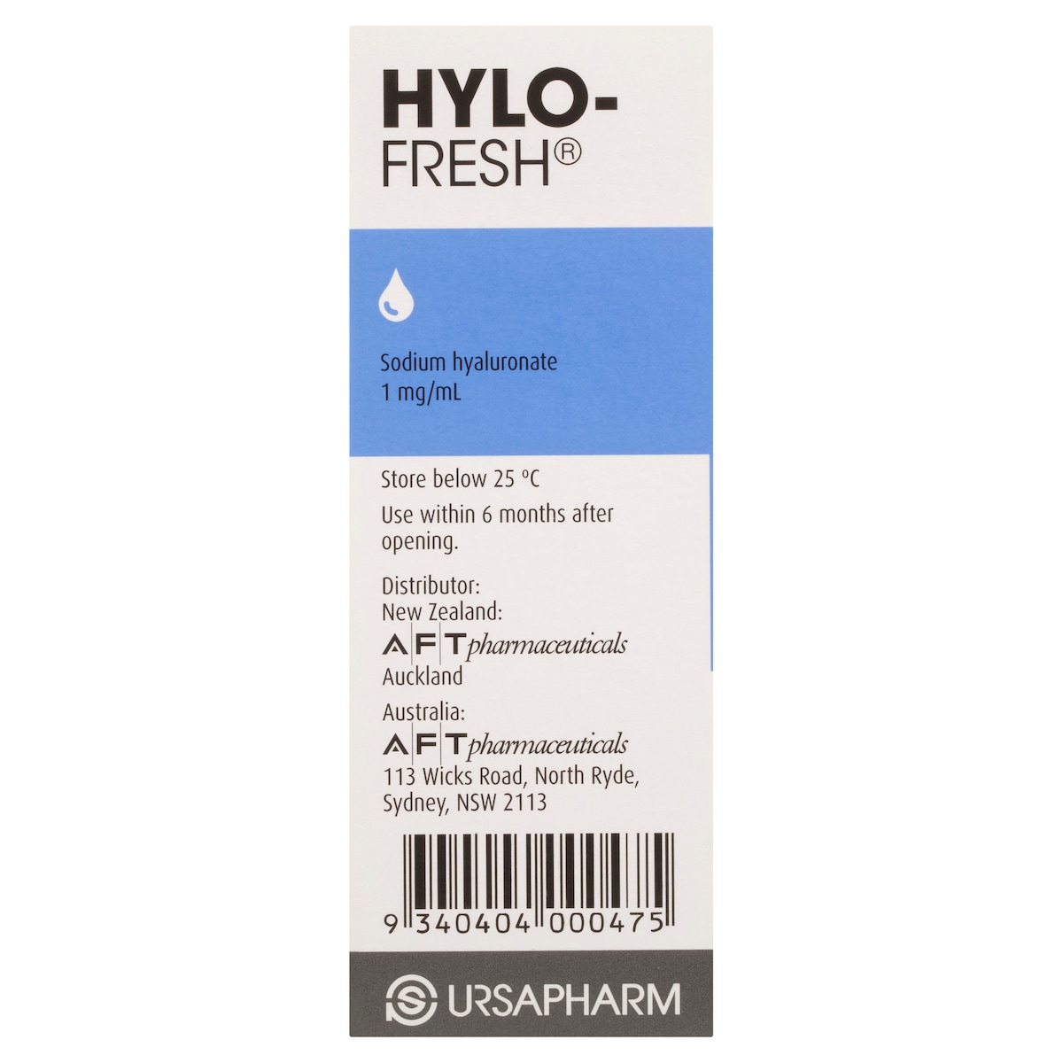 Hylo Fresh Lubricating Eye Drops Preservative Free 1Mg 10Ml