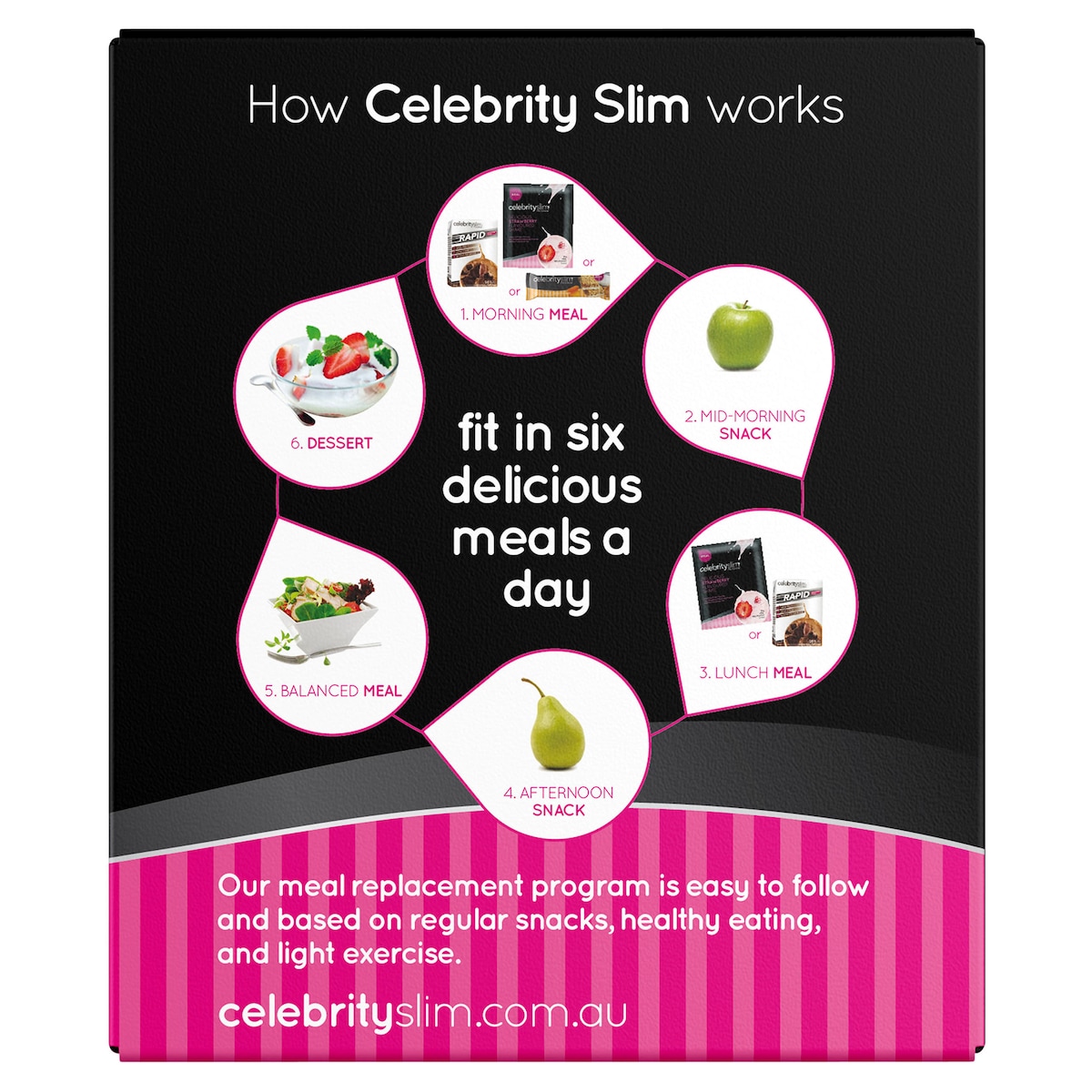 Celebrity Slim 7 Day Assorted Pack Meal Replacement Shakes 14 X 55G