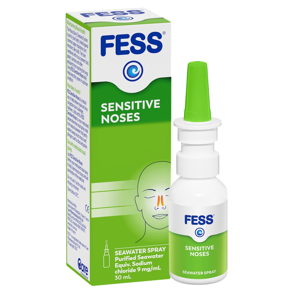 Fess Sensitive Noses Nasal Spray 30Ml