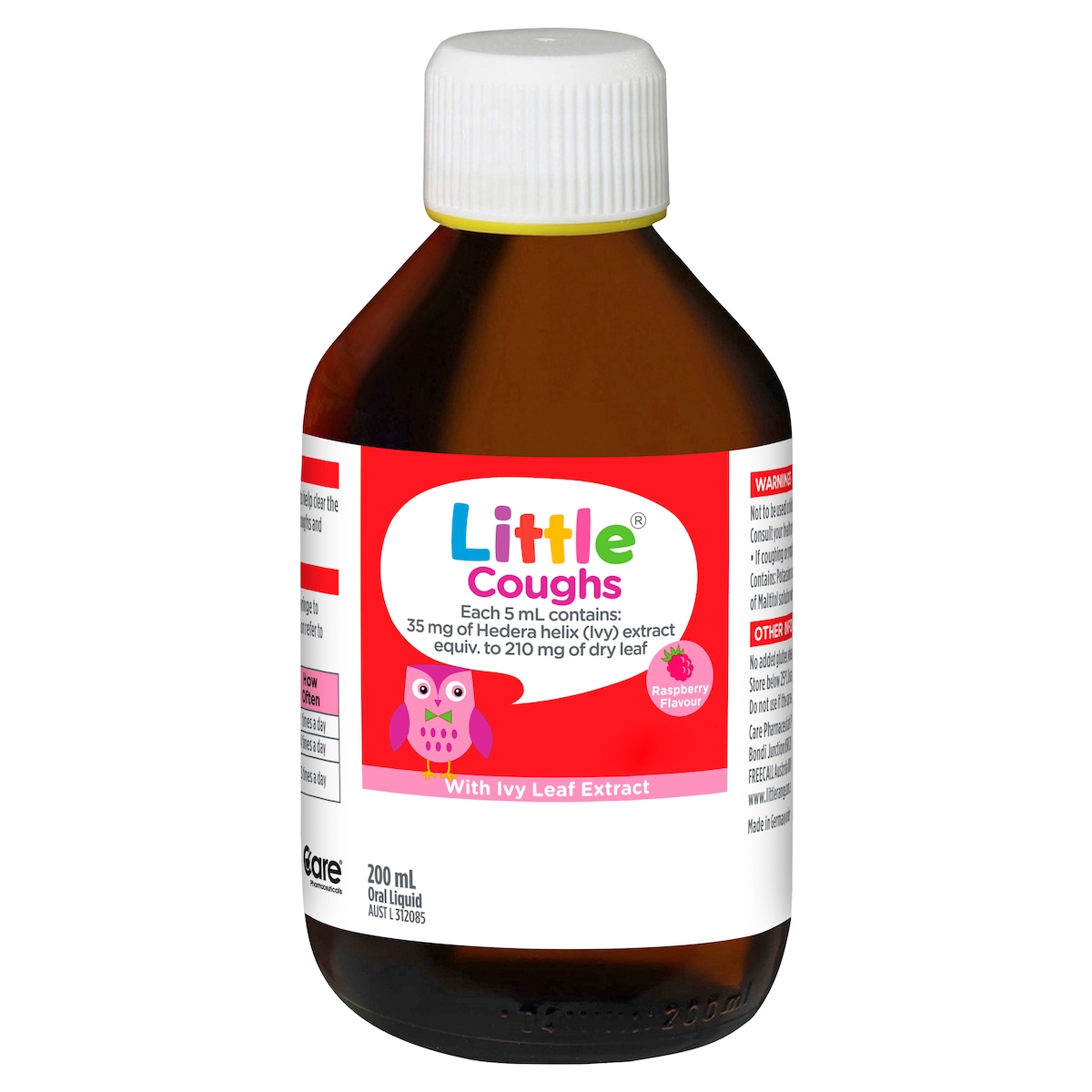 Little Coughs For Babies 6 Months+ Raspberry 200Ml