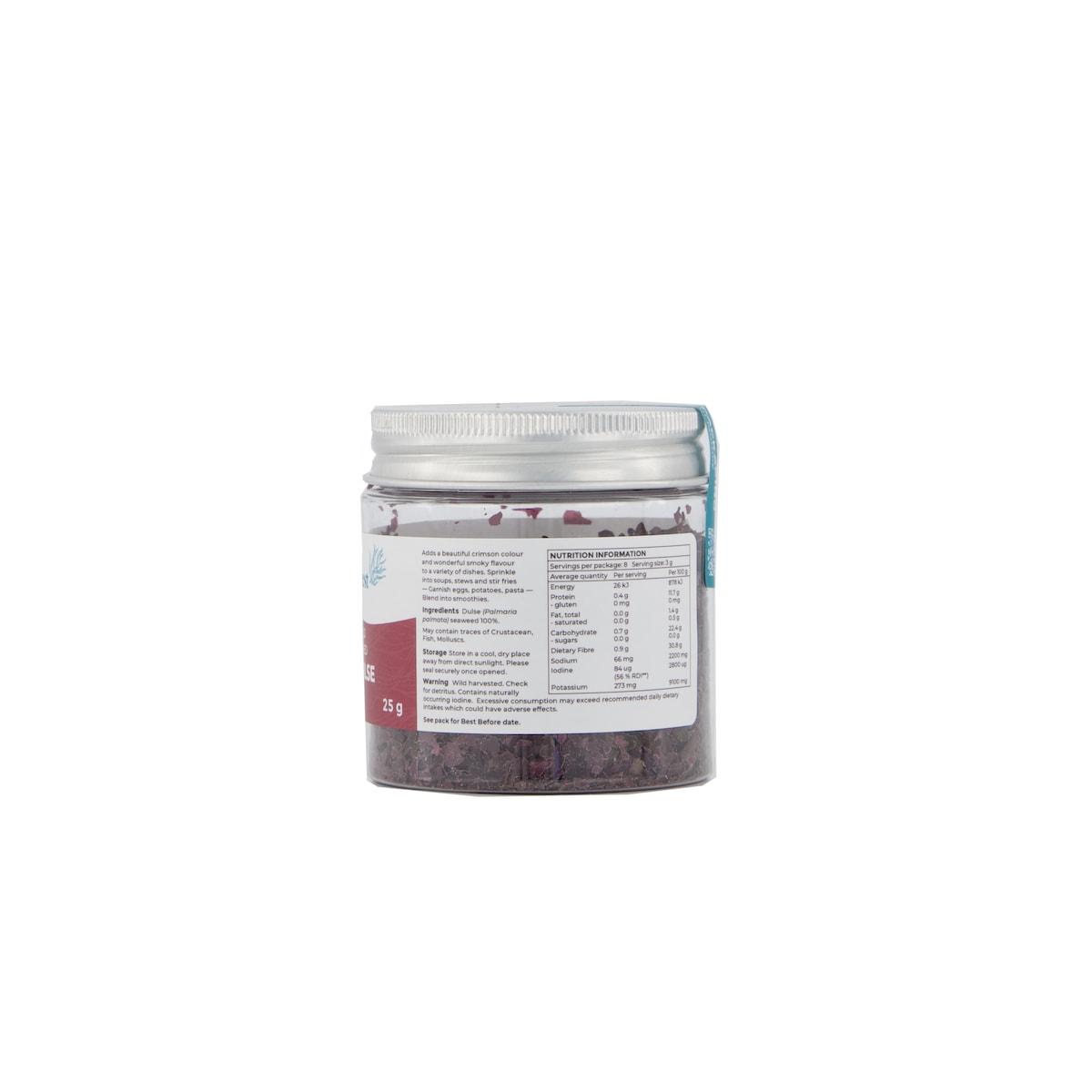 Pacific Harvest Atlantic Dulse Seaweed Flakes 25G