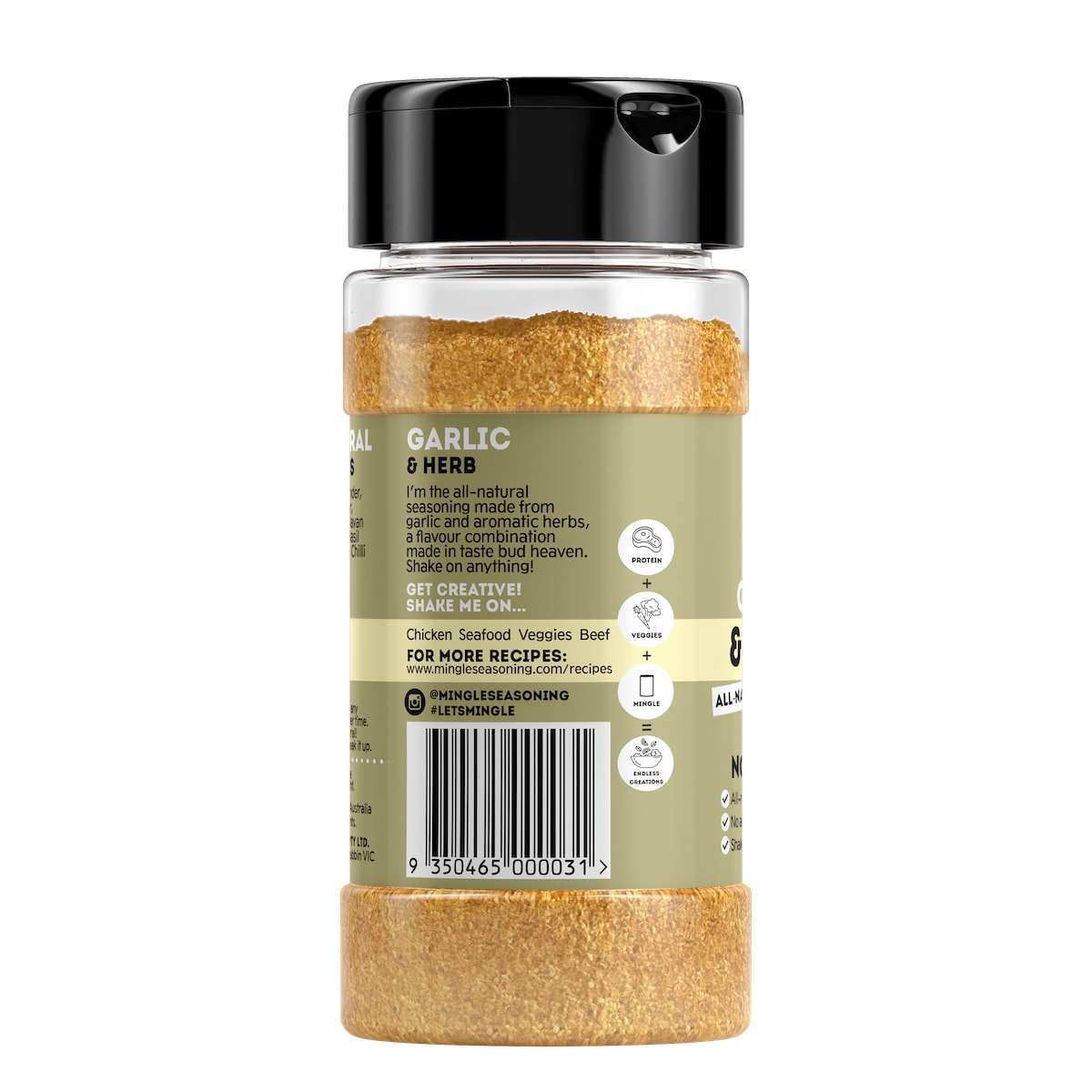 Mingle Seasoning Garlic & Herb 120G