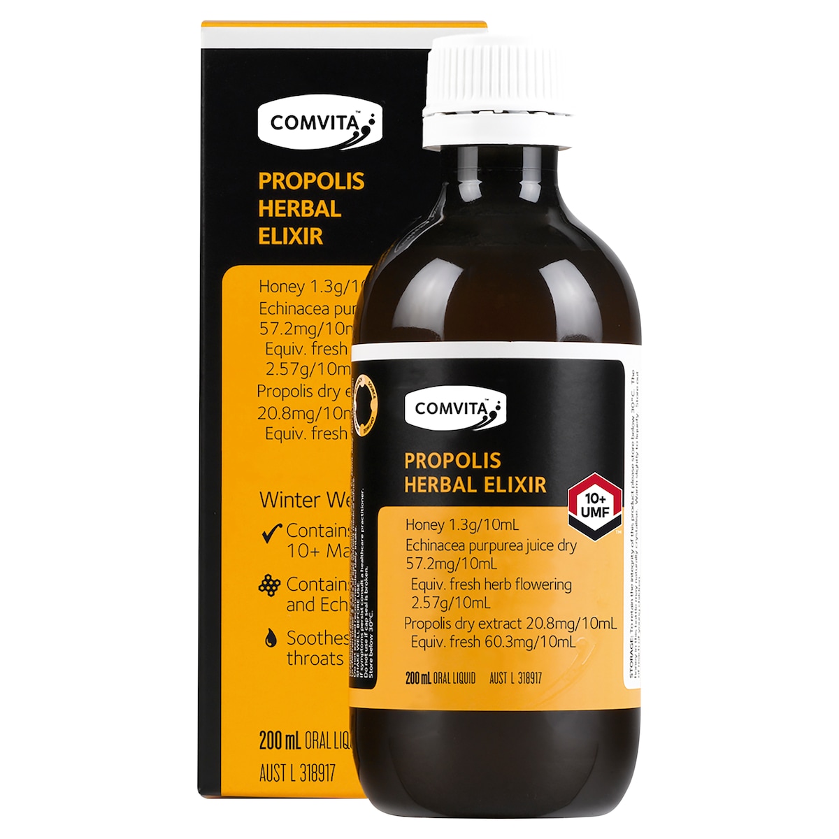 Comvita Propolis Herbal Elixir 200Ml