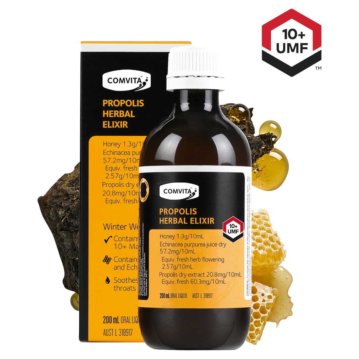 Comvita Propolis Herbal Elixir 200Ml