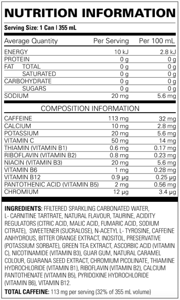 Ehplabs Oxyshred Ultra Energy Rtd Passionfruit 12 X 355Ml