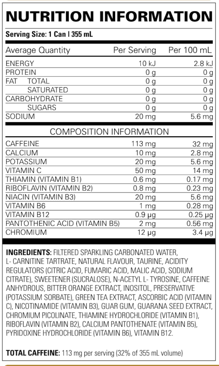 Ehplabs Oxyshred Ultra Energy Rtd Pina Colada 12 X 355Ml