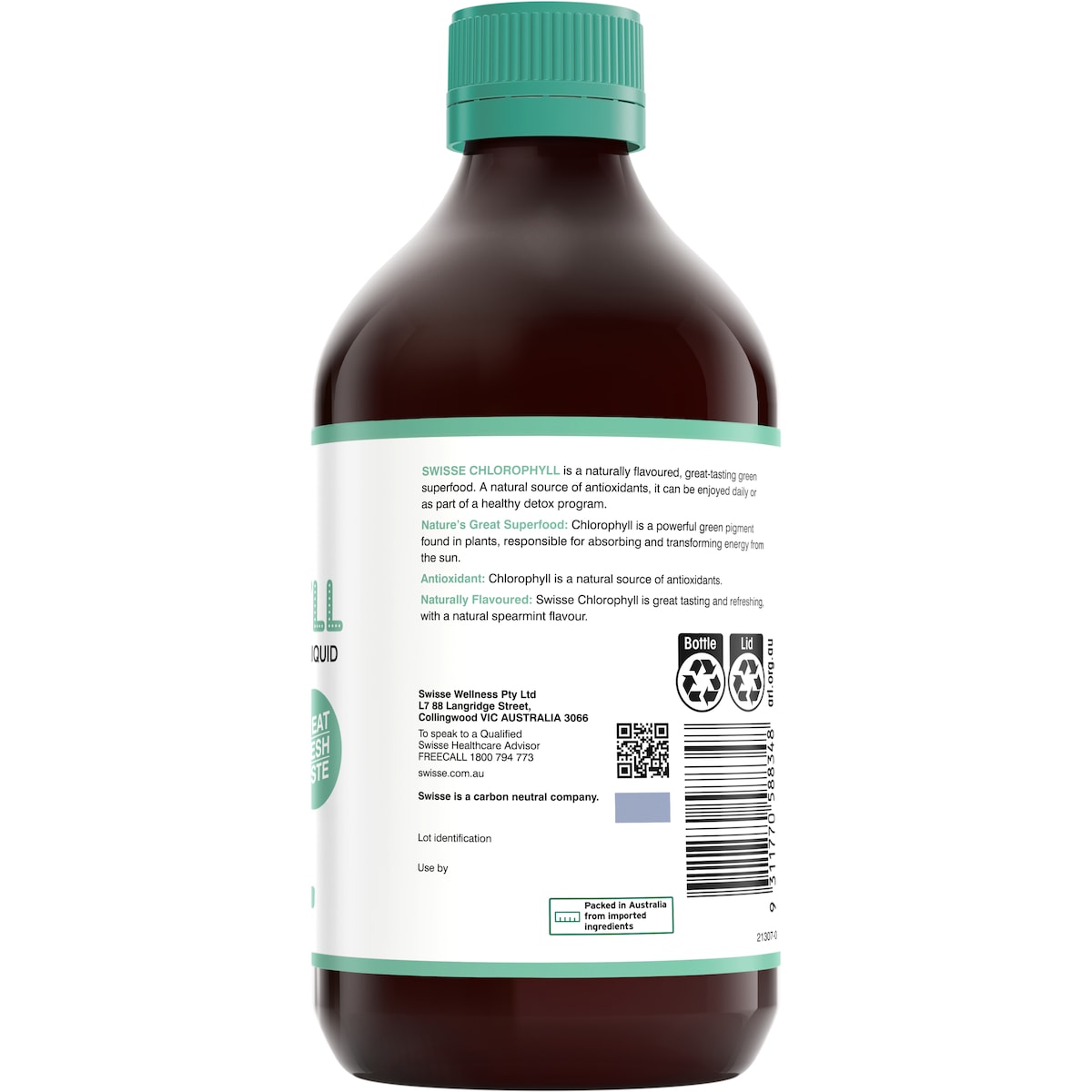 Swisse Chlorophyll Spearmint Flavour Superfood Liquid 500Ml